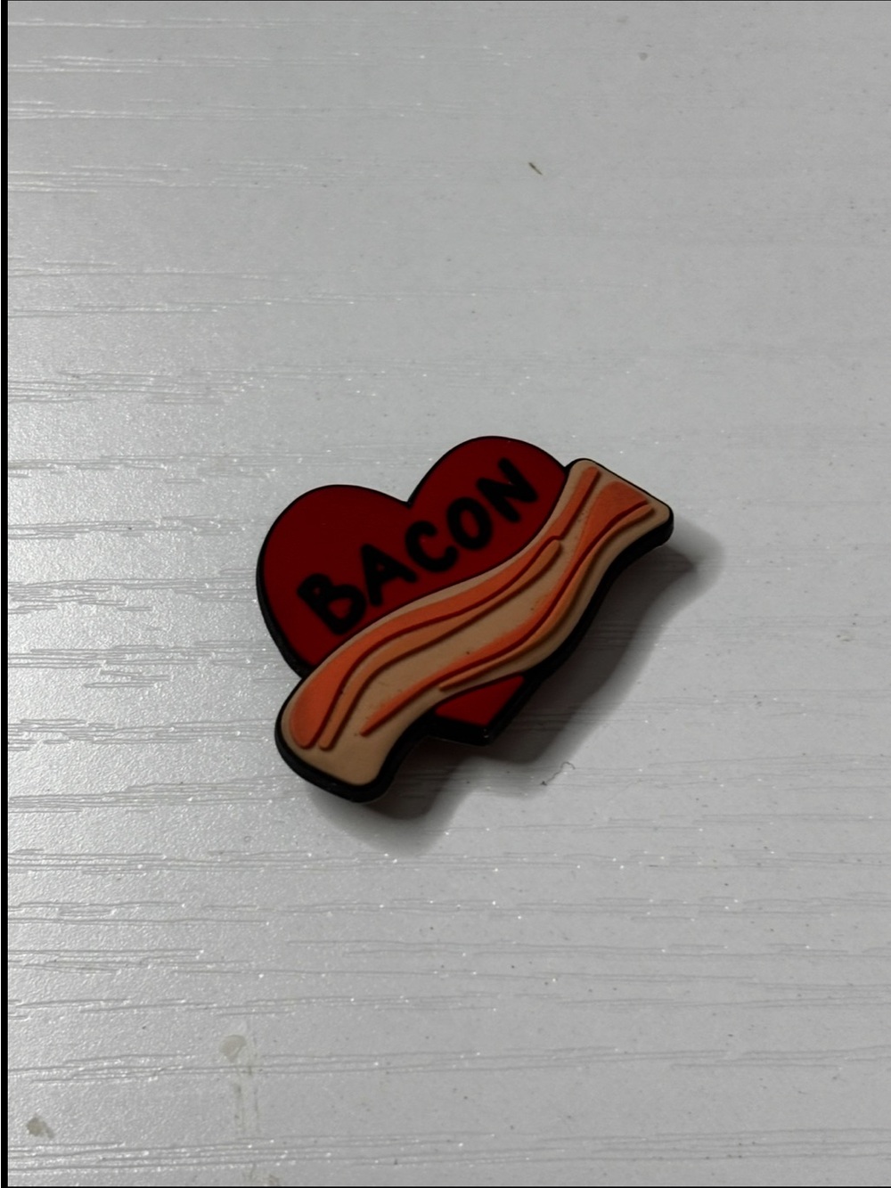 CROCS Heart 'BACON' Jibbitz Charm